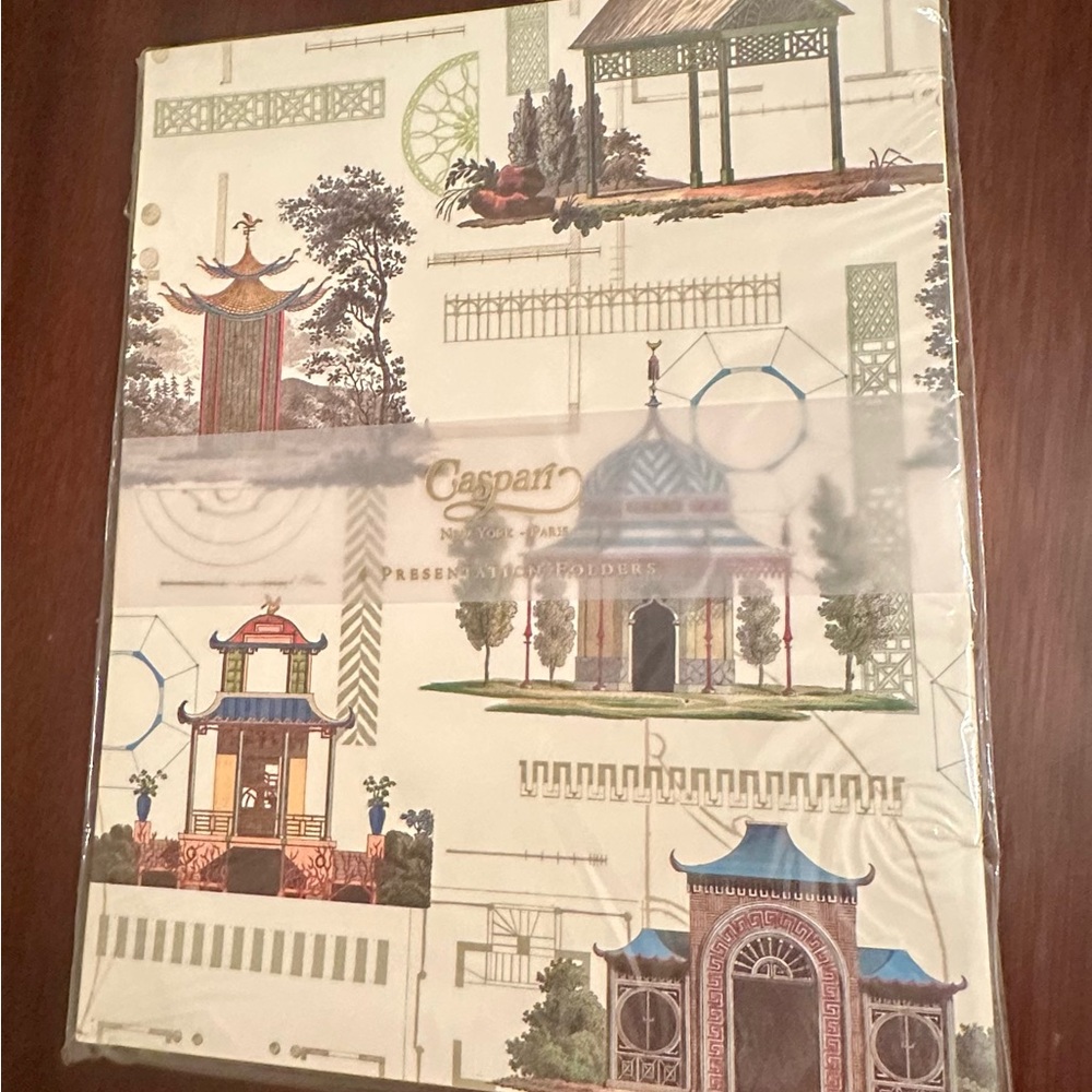 Caspari Decorative Presentation Folders Set of 4 New in Package